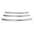2012-2017 Hyundai Veloster Front Bumper Grill Trim Molding Stainless Steel Silver 3Pcs