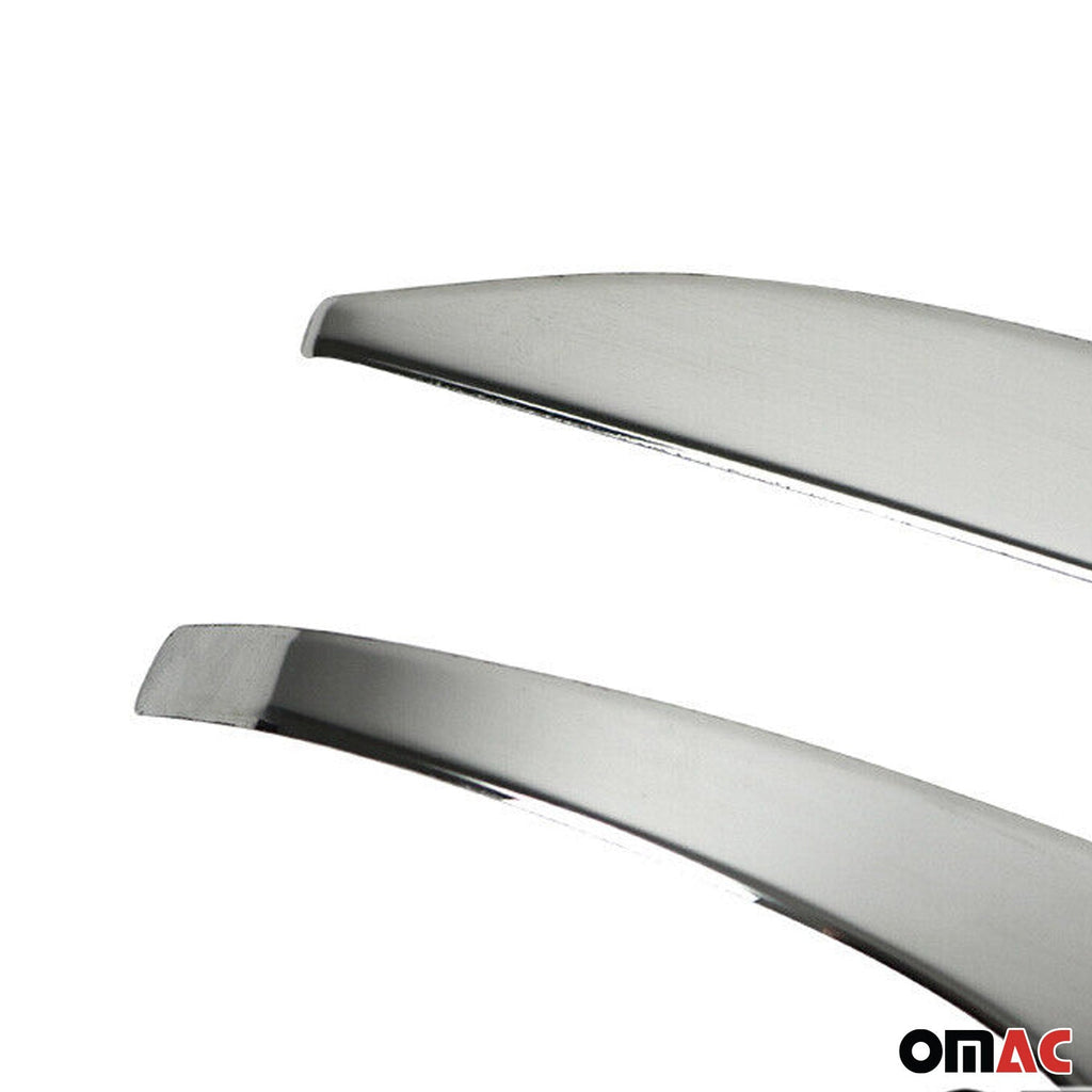 2014-2019 Toyota Highlander Side Mirror Cover Caps Stainless Steel Silver 2 Pcs