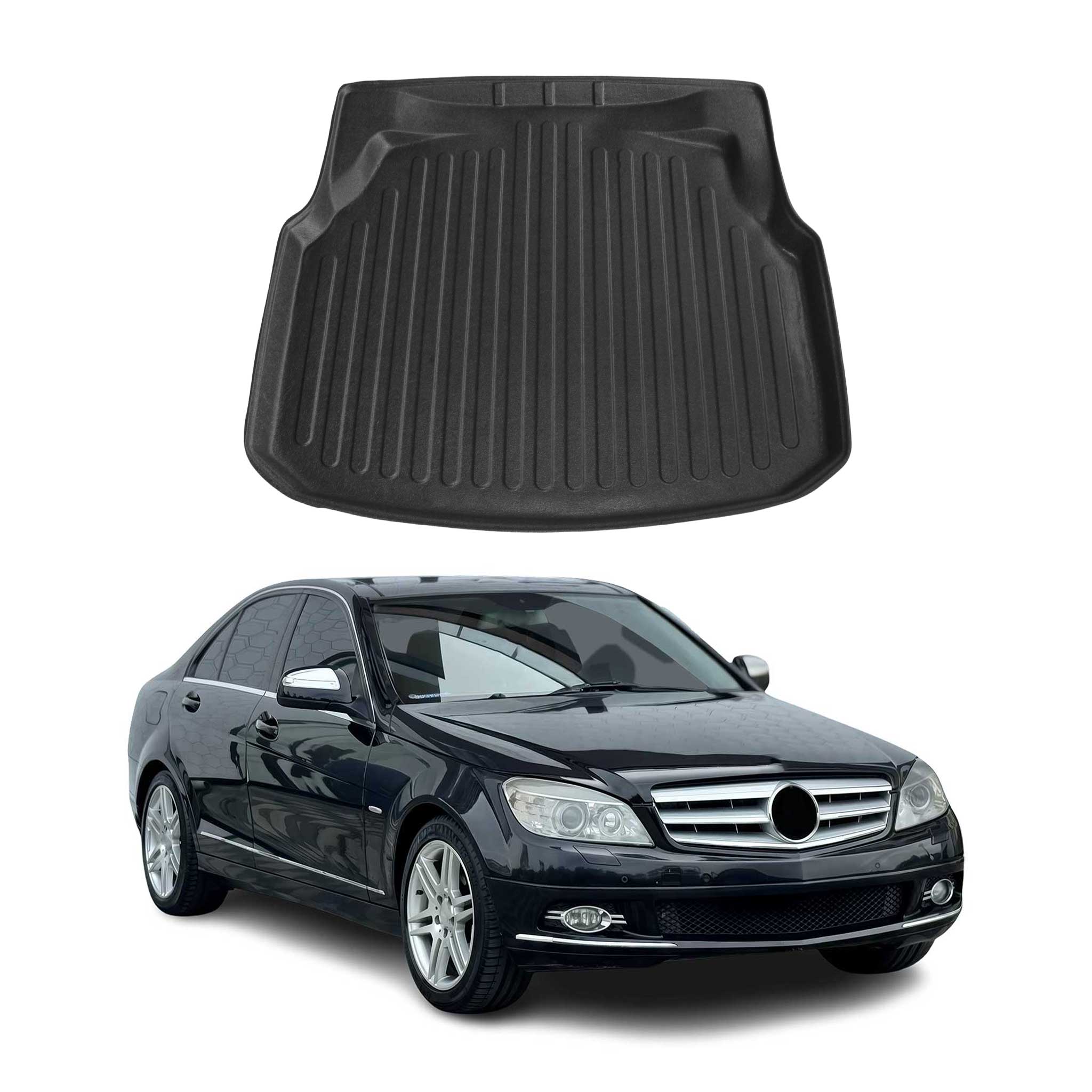 2010-2014 Mercedes C Class W204 Cargo Liner Trunk Mat All Weather Black