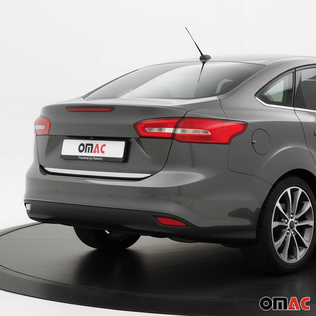 2015-2018 Ford Focus Sedan Rear Trunk Lid Molding Trim Stainless Steel
