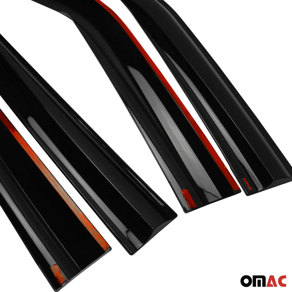 2015-2022 RAM ProMaster City Bug Shield Hood Deflector & Window Visor Kit 5Pcs Smoke