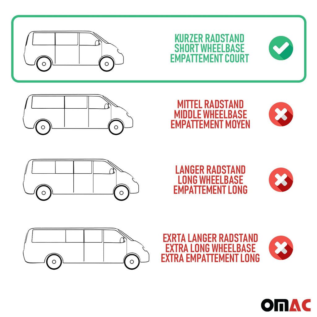 2022-2024 Ford Transit Connect Wagon Running Boards Side Steps Silver