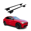 2017-2026 Alfa Romeo Stelvio Roof Rack Cross Bars Black