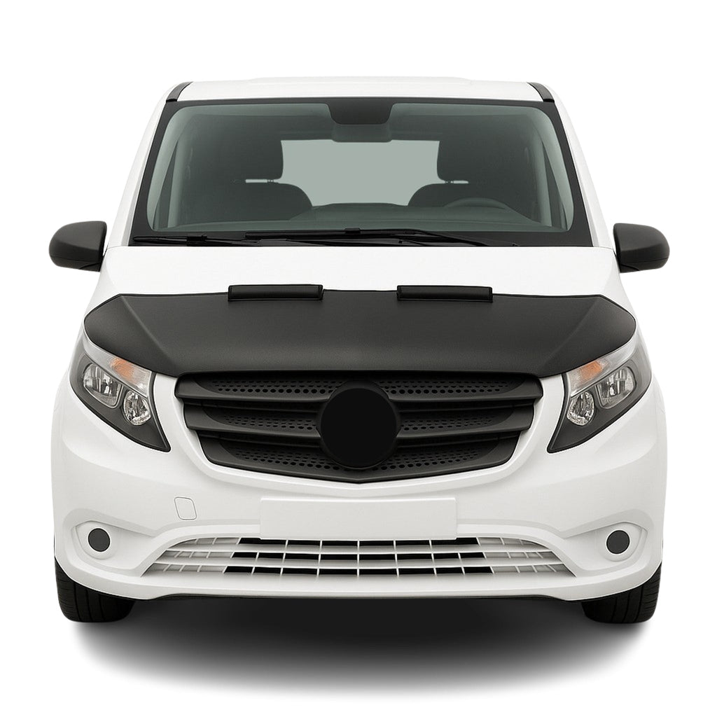 2016-2024 Mercedes Metris Car Bonnet Mask Hood Bra Half Black