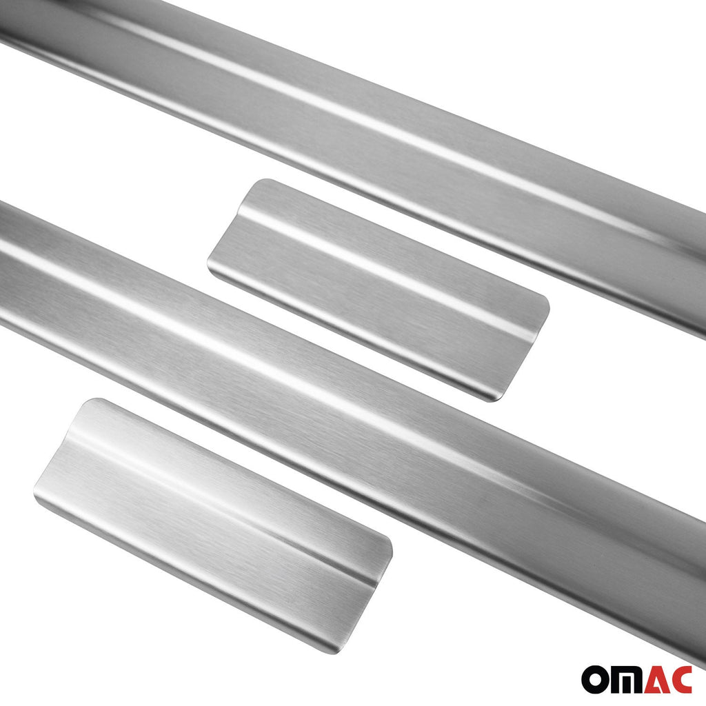 2018-2024 Nissan Kicks Door Sill Scuff Plate Scratch Protector Stainless Steel 4x