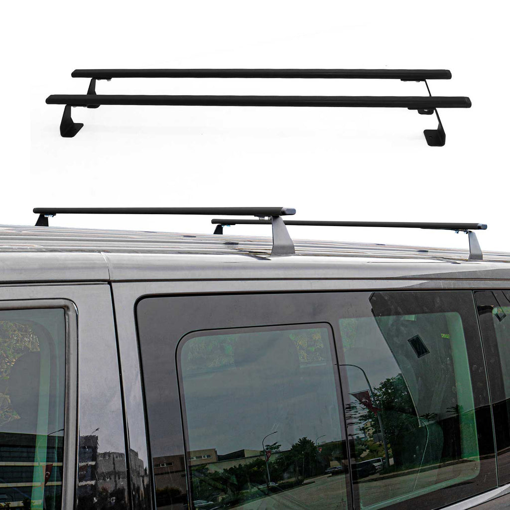 2021-2024 VW Caddy Roof Rack Cross Bars Black