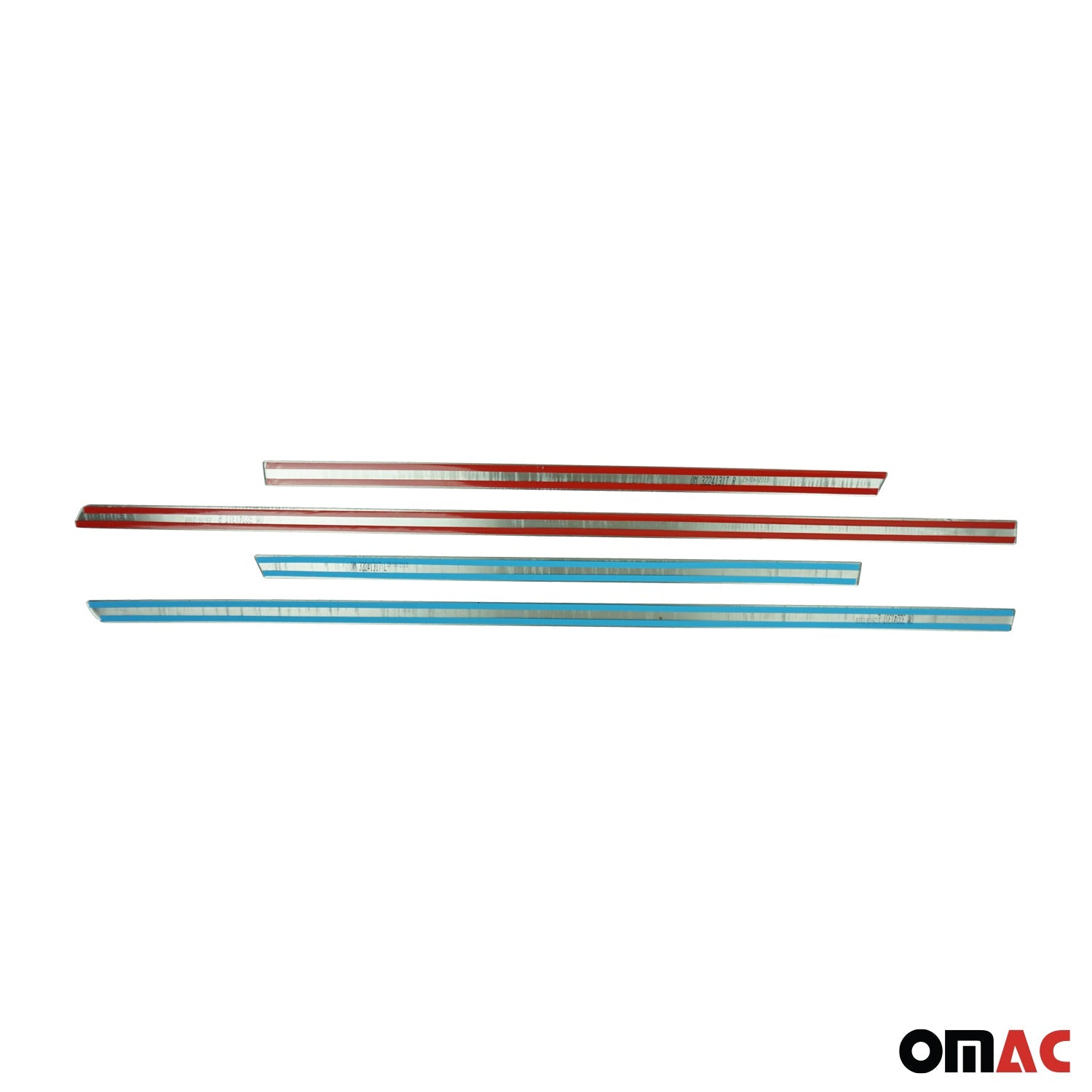 2016-2021 Hyundai Tucson Side Door Molding Trim Skirt Garnish Brushed Stainless Steel