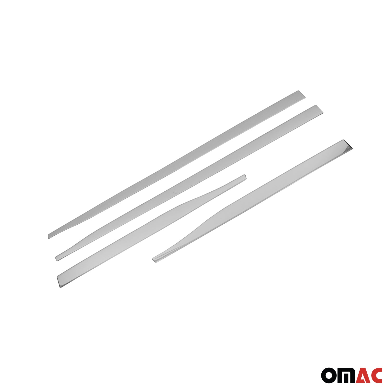 2018-2020 Buick Regal TourX Side Door Molding Trim Stainless Steel Silver 4x