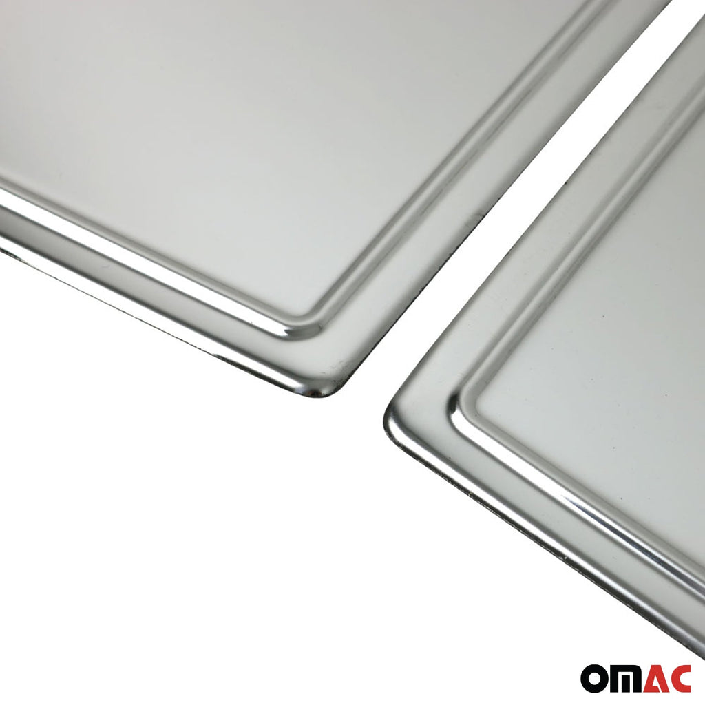 2005-2012 Nissan Pathfinder Window Molding Trim Streamer Stainless Steel Silver 2 Pcs