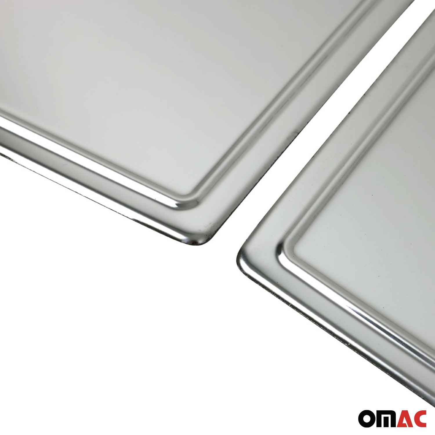 2005-2012 Nissan Pathfinder Window Molding Trim Streamer Stainless Steel Silver 2 Pcs
