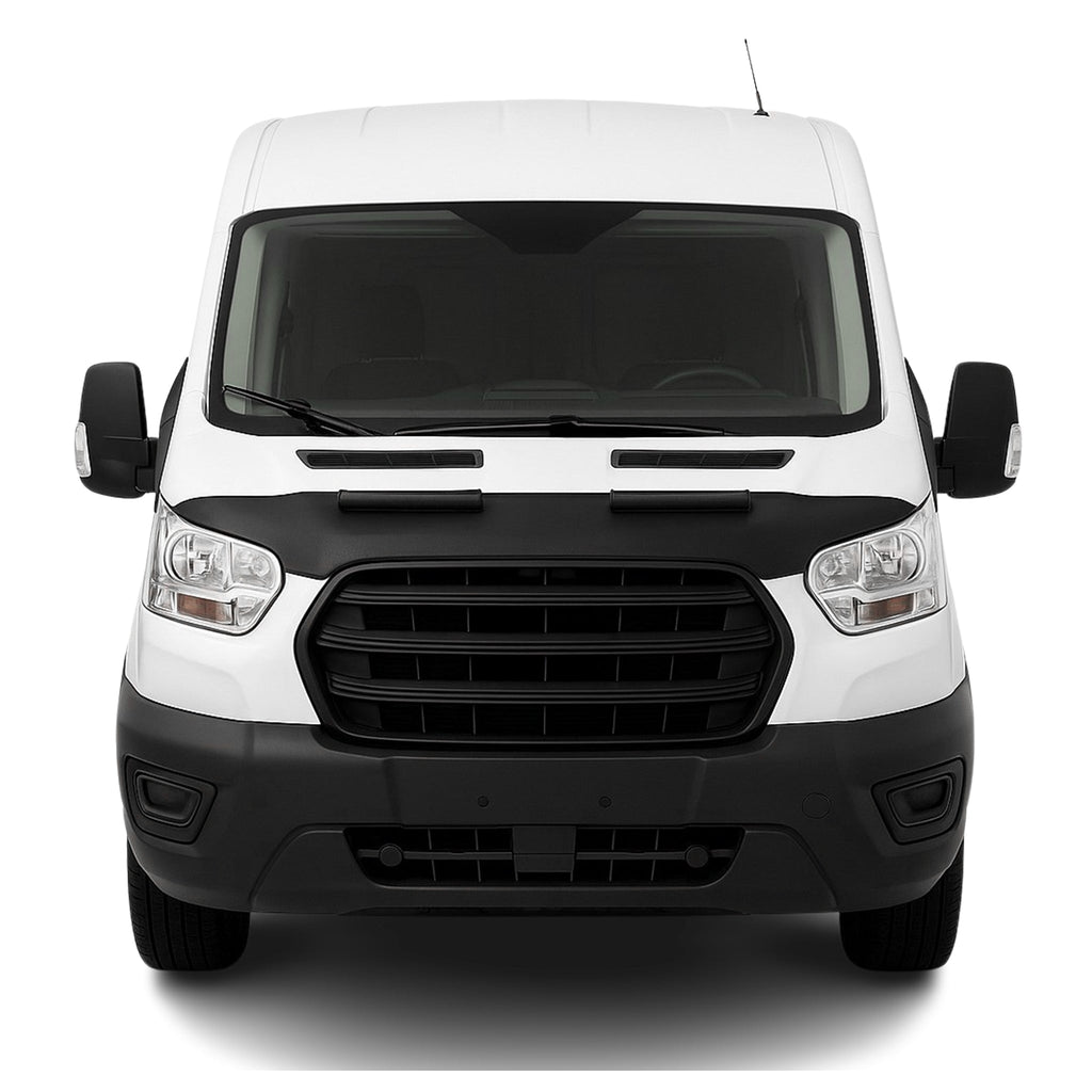 2015-2026 Ford Transit Car Bonnet Mask Hood Bra Black 1 Pc
