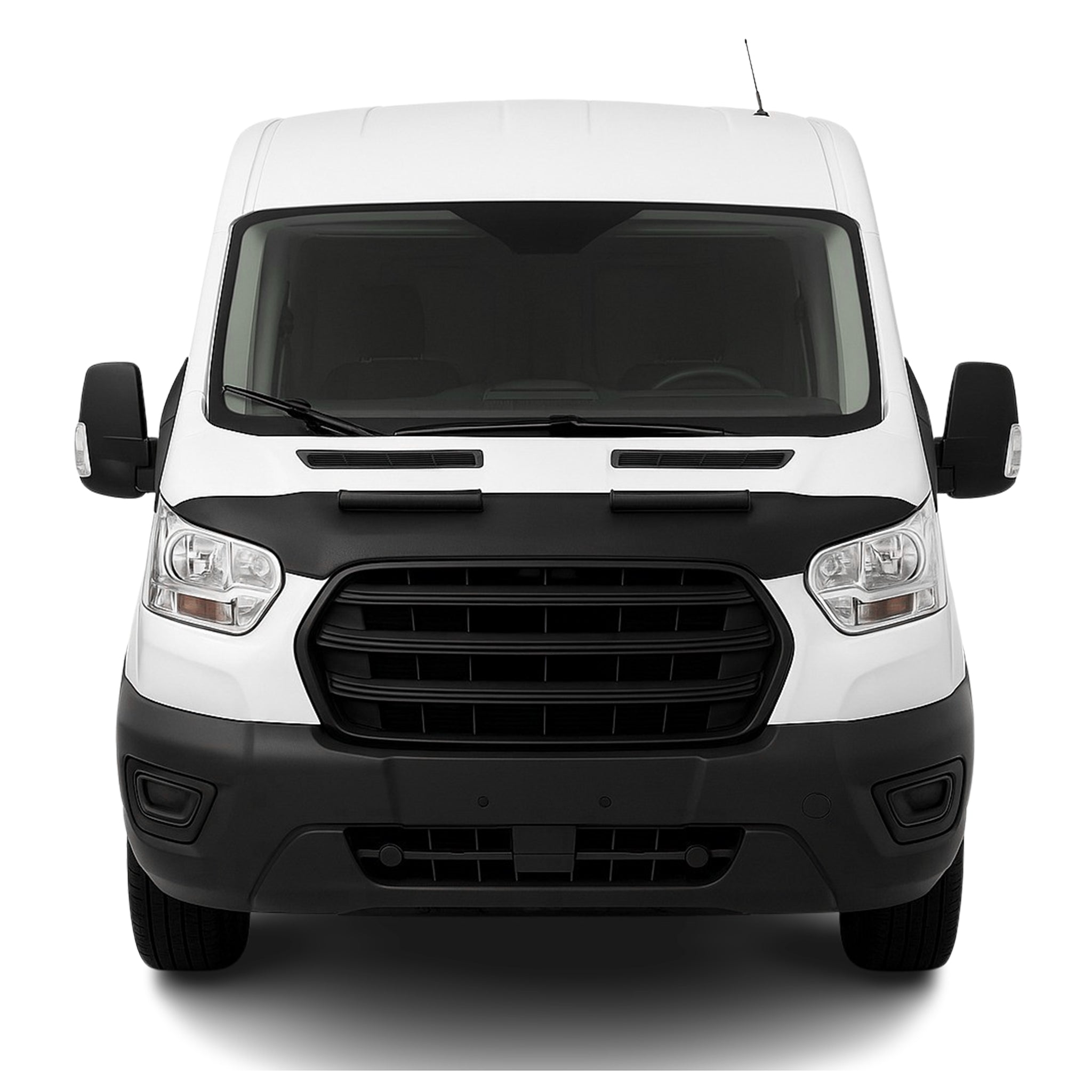 2015-2026 Ford Transit Car Bonnet Mask Hood Bra Black 1 Pc
