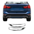 2016-2022 BMW X1 F48 xLine Rear Fog Light Lamp Frame Trim ABS Chrome 2 Pcs