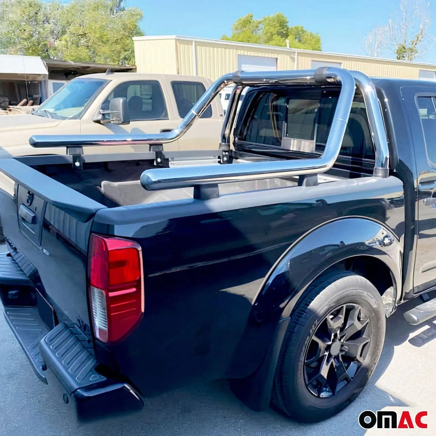 2010-2020 VW Amarok Sport Bar Truck Bed Chase Roll Bar Stainless Steel Silver 1Pc