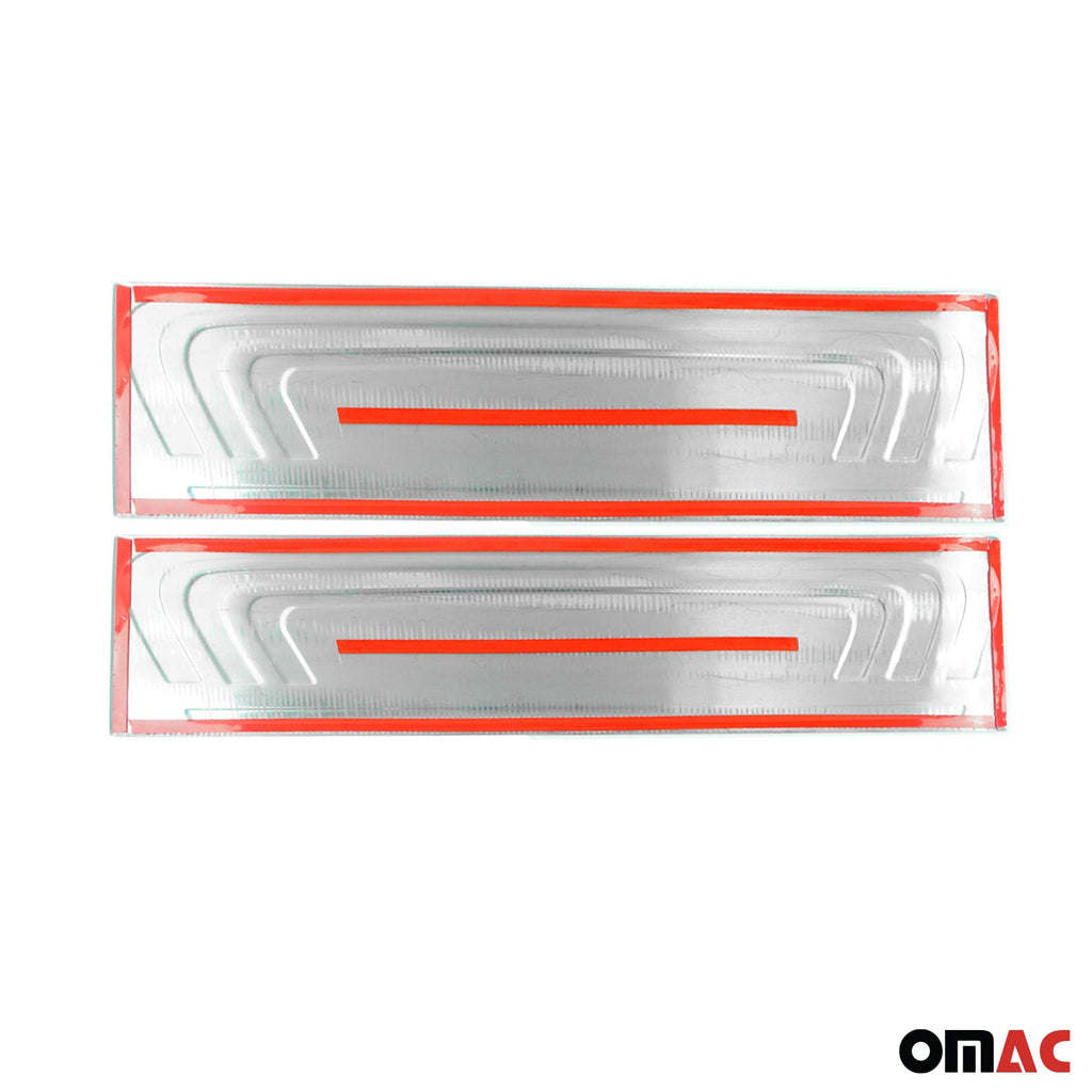 2016-2024 Mercedes Metris Door Sill Scuff Plate Scratch Protector Stainless Steel 2Pcs