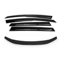 2012-2015 Honda Civic Sedan Bug Shield Hood Deflector & Window Visor Vent Kit 5Pcs Smoke