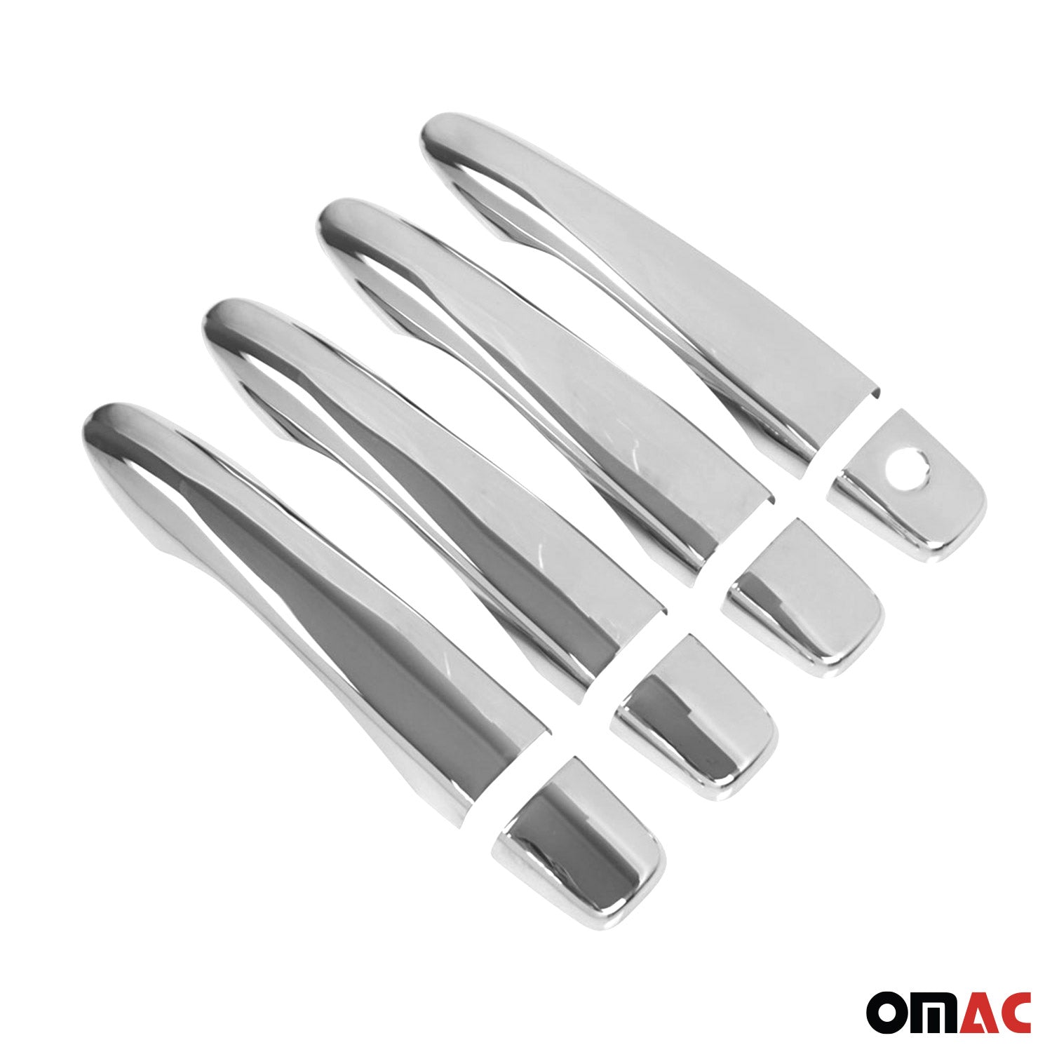 2018-2024 Nissan Kicks Car Door Handle Cover Protector Stainless Steel Chrome 8 Pcs