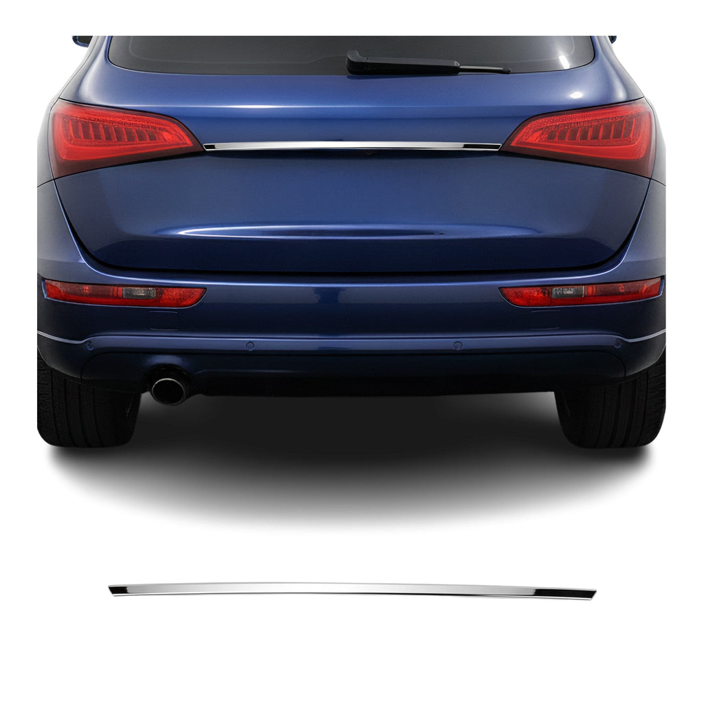 2009-2016 Audi Q5 SQ5 8R 1.gen Rear Trunk Lid Molding Trim Stainless Steel