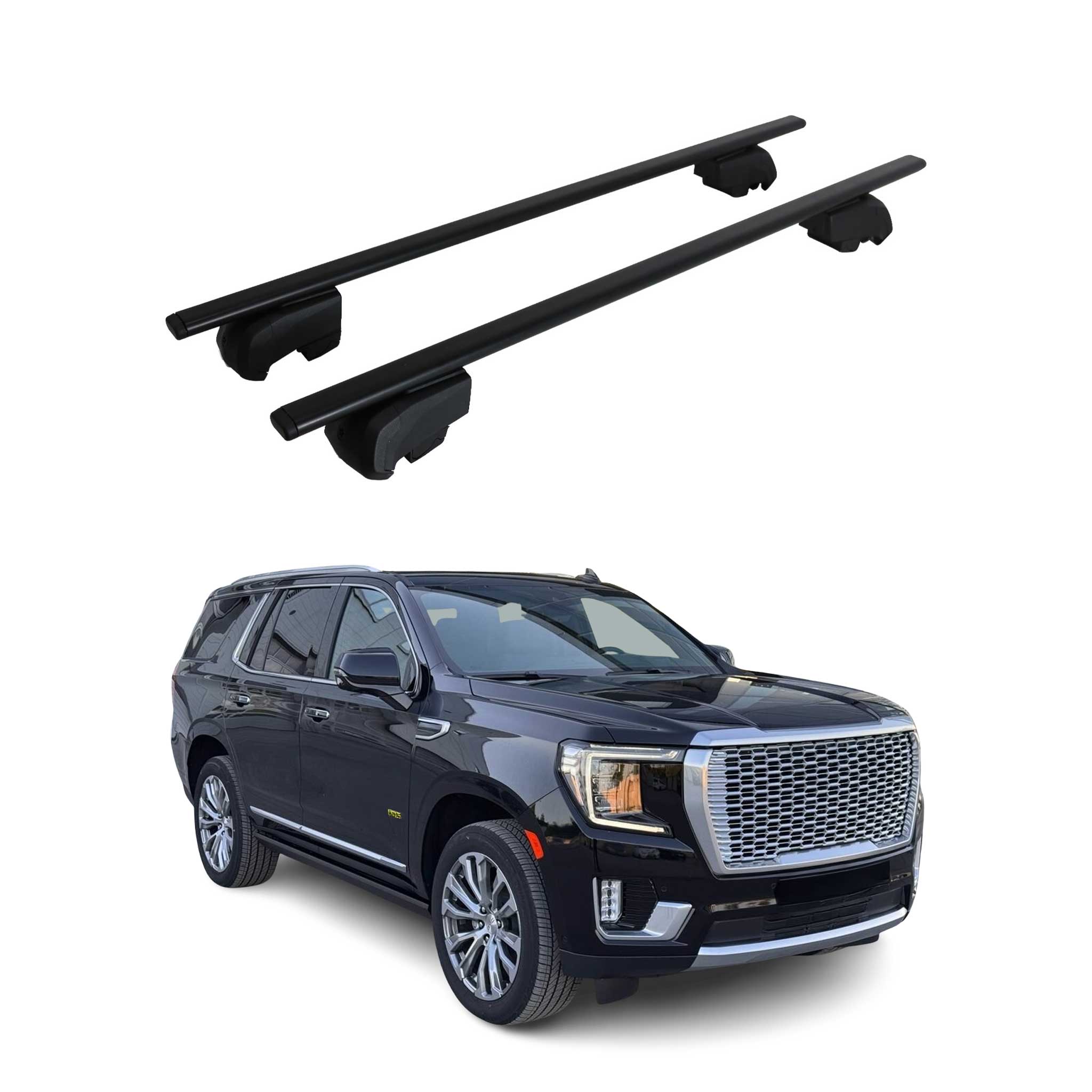 2021-2026 GMC Yukon XL Roof Rack Cross Bars Black