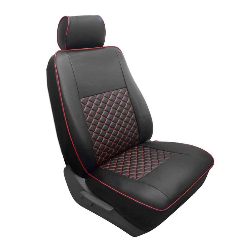 2014-2026 RAM ProMaster Leather Custom fit Car Seat Cover Black White