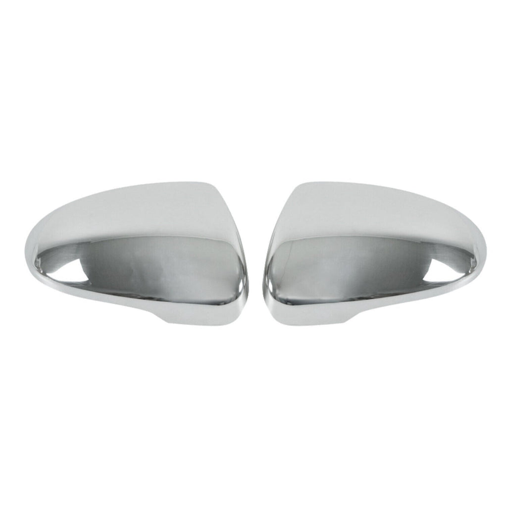 2016-2021 Hyundai Tucson Side Mirror Cover Caps Stainless Steel Silver 2 Pcs