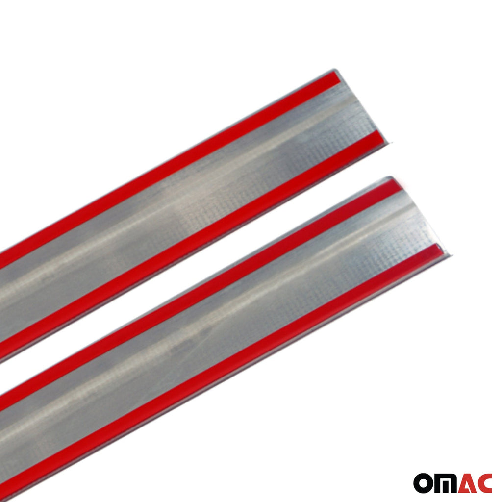 2014-2019 Ford Transit Connect Door Sill Scuff Plate Scratch Stainless Steel 2 Pcs