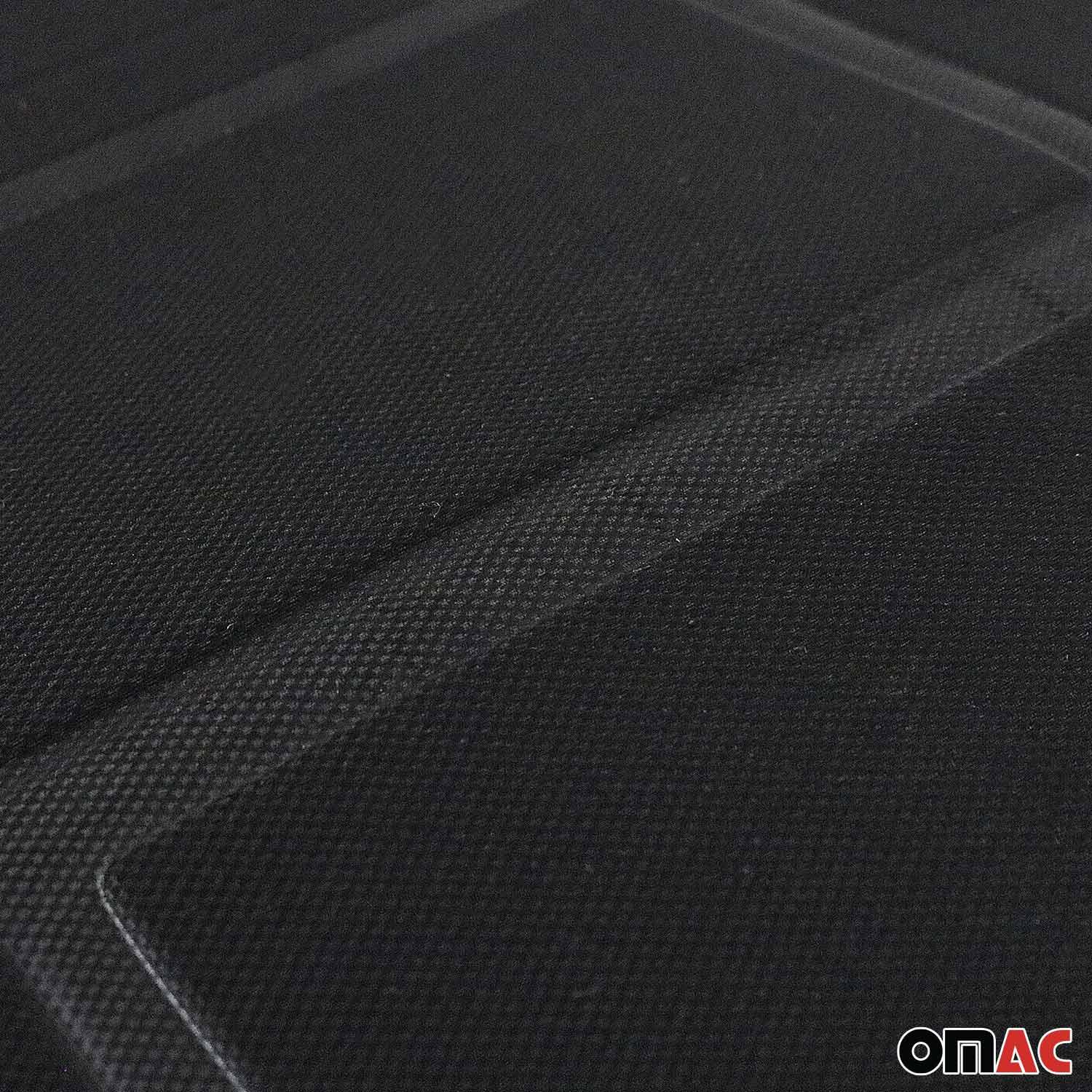 RAM Car Seat Protector Cushion Cover Mat Pad Black Black 2 Pcs