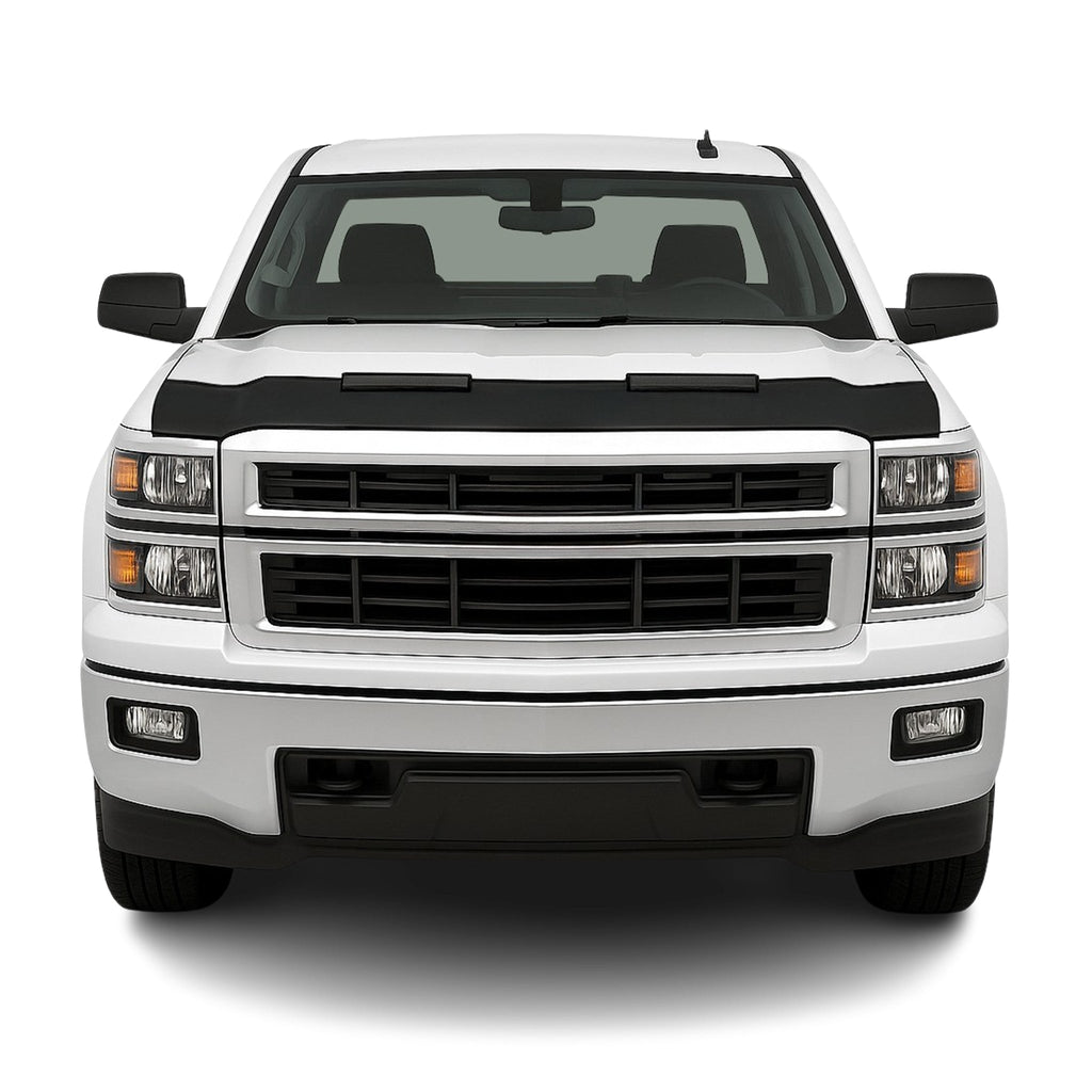 2014-2015 Chevrolet Silverado 1500 Car Bonnet Mask Hood Bra Black