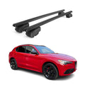 2017-2026 Alfa Romeo Stelvio Roof Rack Cross Bars Black