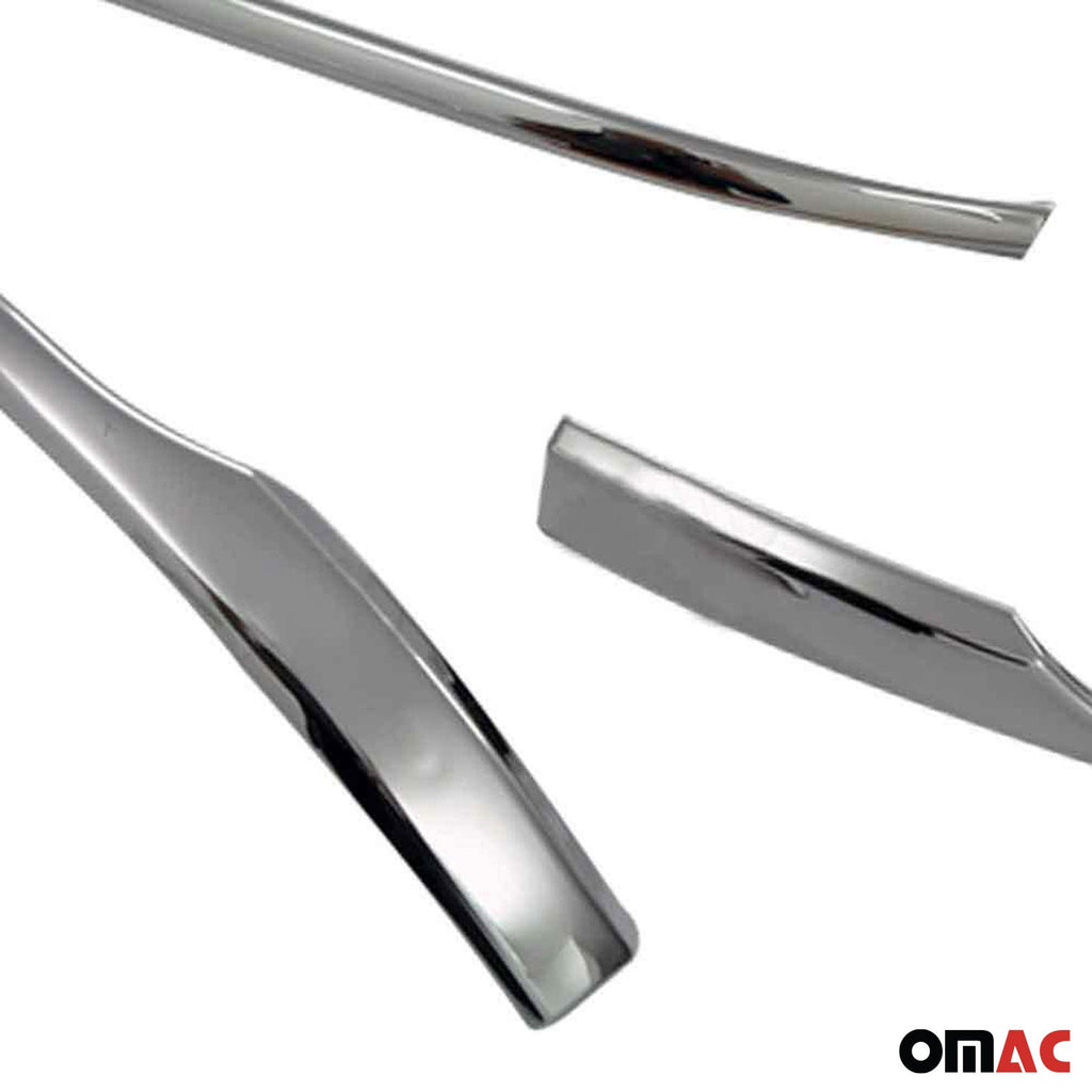 2015-2019 VW Passat B8 Rear Trunk Molding Trim Stainless Steel Silver 3 Pcs