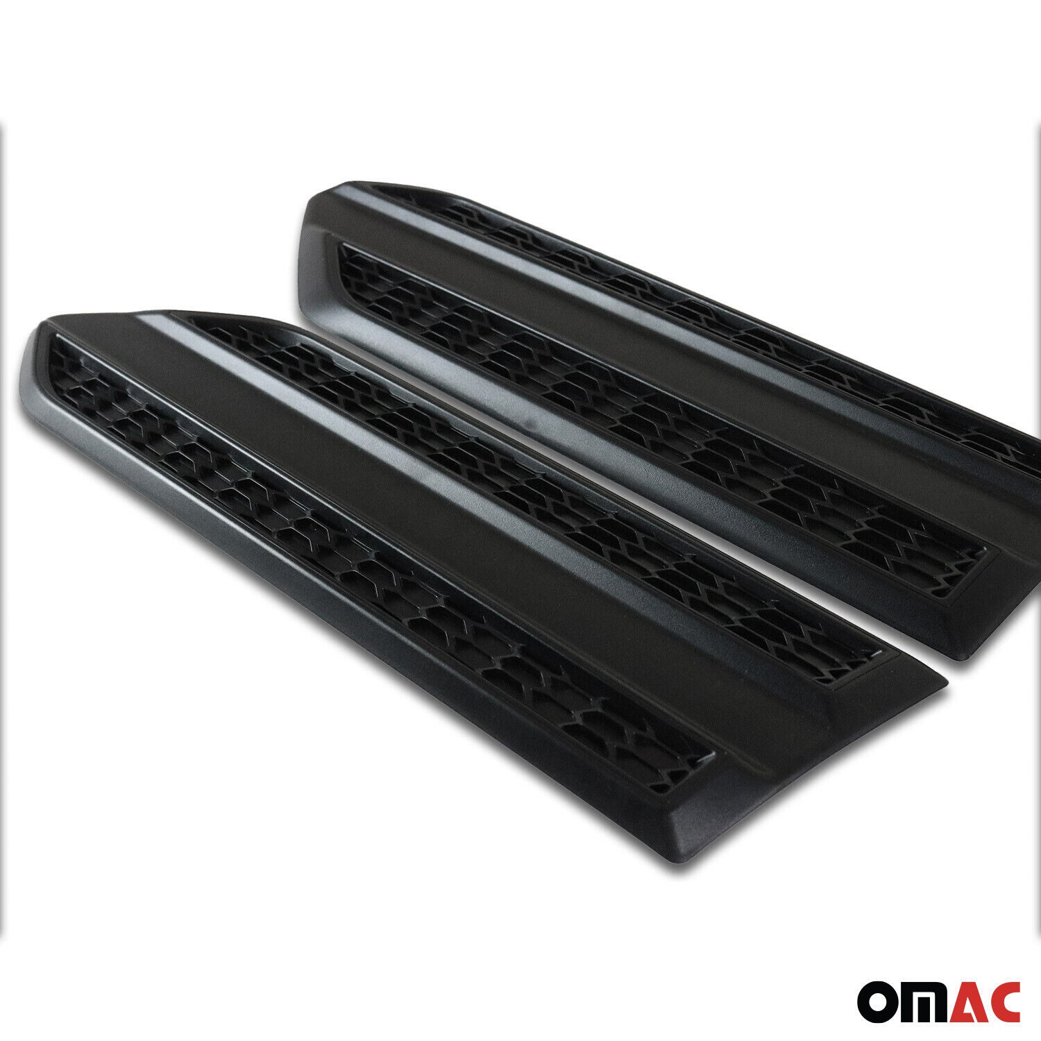 2017-2022 Kia Sportage Side Door Molding Trim Skirt Garnish ABS Black 2Pcs