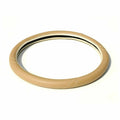 14.5-15.5’’ Steering Wheel Cover Dark Beige Leather Anti-slip Breathable