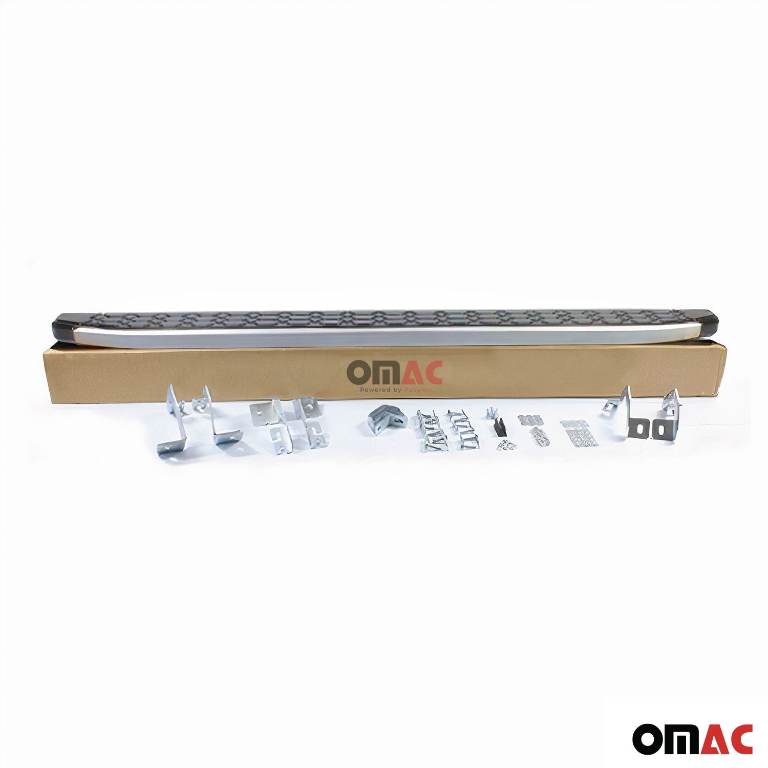 2007-2011 Honda CR-V Running Boards Side Steps Silver & Black