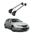 Fix Points Roof Racks Cross Bar for Subaru WRX / WRX STI 2012-2014 Alu Gray 2x