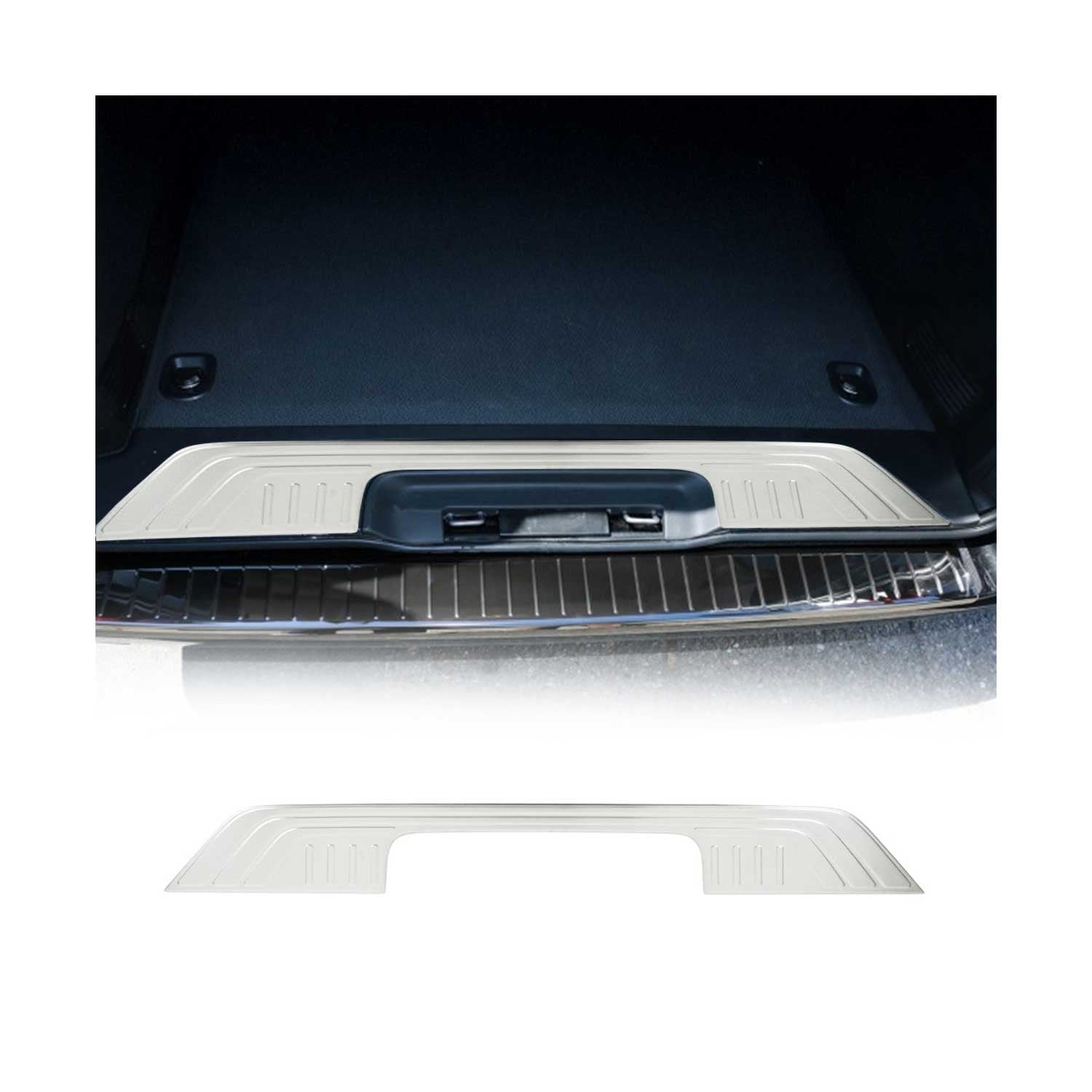 2016-2024 Mercedes Metris Trunk Sill Cover Bumper Protector Stainless Steel