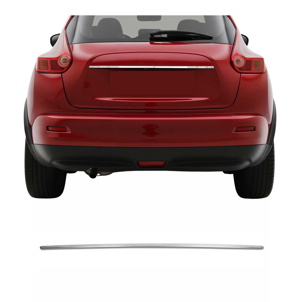 2011-2017 Nissan Juke Trunk Tailgate Door Handle Cover Brushed Stainless Steel Silver