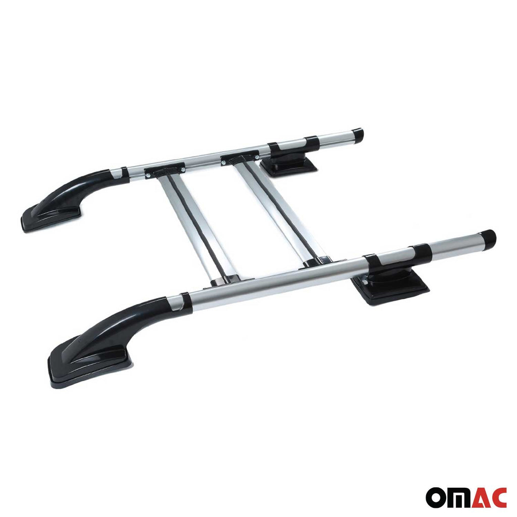 2019-2023 Ford Ranger Double Cab Roof Rack Rails Side Rails Silver