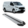 2023-2024 Ford Transit Running Boards Side Steps Silver L1 SWB