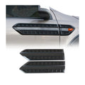 2017-2022 Kia Sportage Side Door Molding Trim Skirt Garnish ABS Black 2Pcs