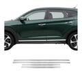 2016-2021 Hyundai Tucson Side Door Molding Trim Skirt Garnish Brushed Stainless Steel