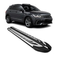 2018-2023 VW Tiguan 2.gen Running Boards Side Steps Silver & Black