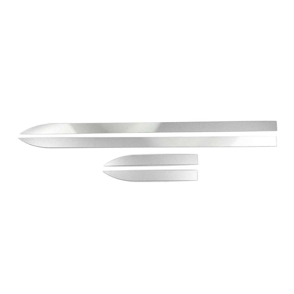 2014-2019 Ford Transit Connect Side Door Molding Trim Stainless Steel Silver 4x