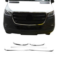 2019-2026 Mercedes Sprinter W907 910 Front Bumper Grill Trim Stainless Steel 4x