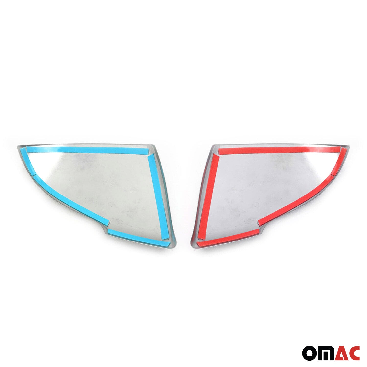 2011-2014 Kia Sportage Side Mirror Cover Caps Stainless Steel Silver 2 Pcs