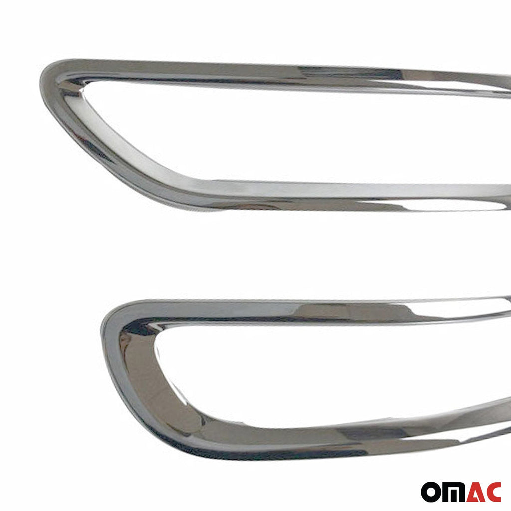 2017-2019 Kia Sportage Fog Light Lamp Bezel Cover Silver 2 Pcs