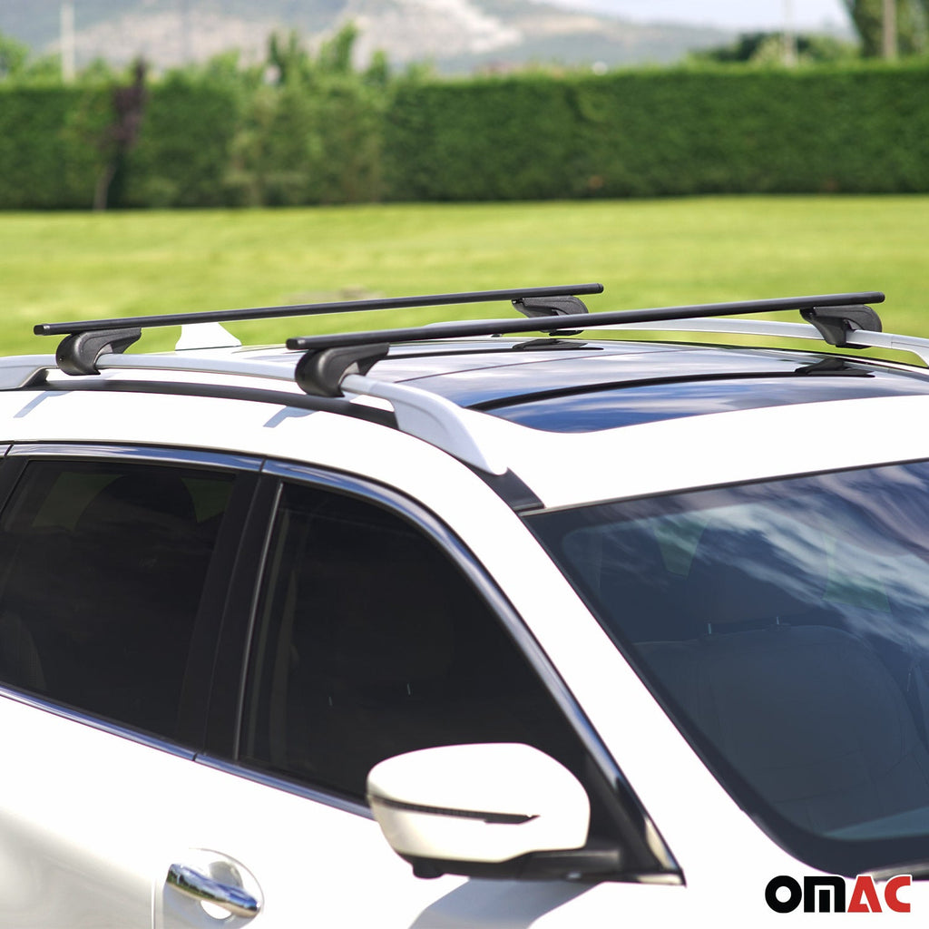 2015-2026 Ford Transit E-Transit Roof Rack Cross Bars Black