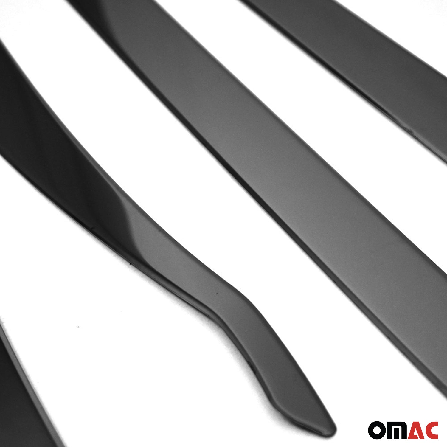 2015-2024 Jeep Renegade Side Door Molding Trim Skirt Garnish 4 Steel Dark 4Pcs