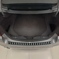 2017-2023 BMW 5 Series G30 Sedan Rear Bumper Sill Cover Stainless Steel Carbon Foiled