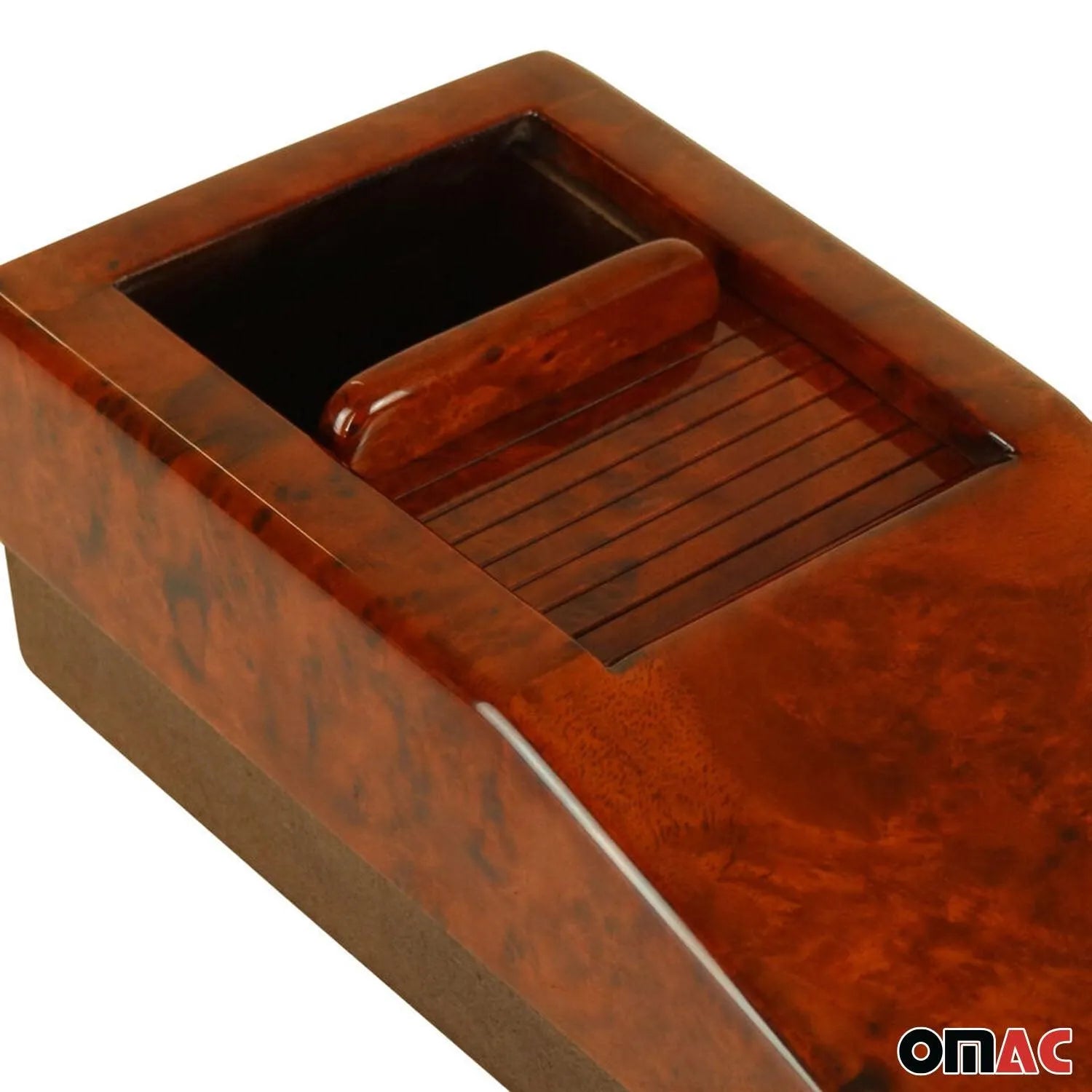 1988-1994 Mercedes E Class W124 Console Cassette Center Box Wood Walnut