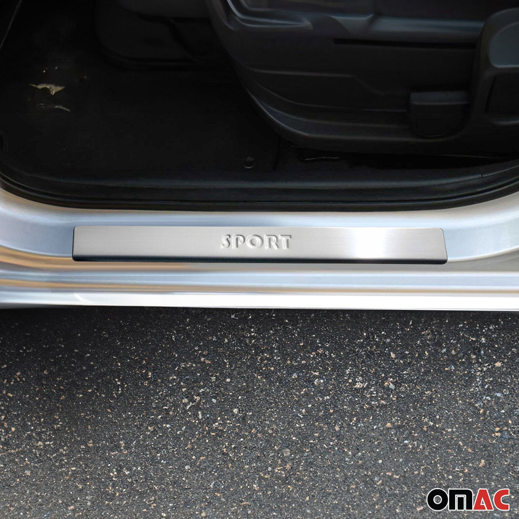 2000-2004 Ford Focus Hatchback Door Sill Scuff Plate Scratch Protector Stainless Steel